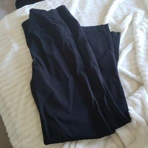 Black slip on dress pants